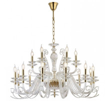 Подвесная люстра Newport ANNABELLE 8576+12/C gold polished