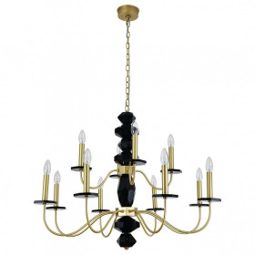 Подвесная люстра Newport VANESSA 3878+4/С brass