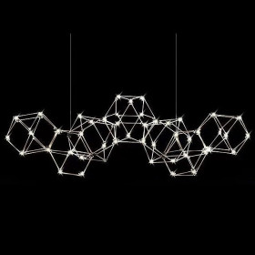 Подвесная люстра O-LUCE Bjork в линию без вставок 10964-2