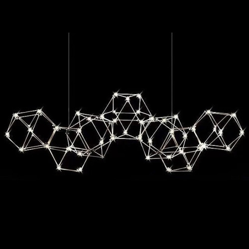 Подвесная люстра O-LUCE Bjork в линию без вставок 10964-2