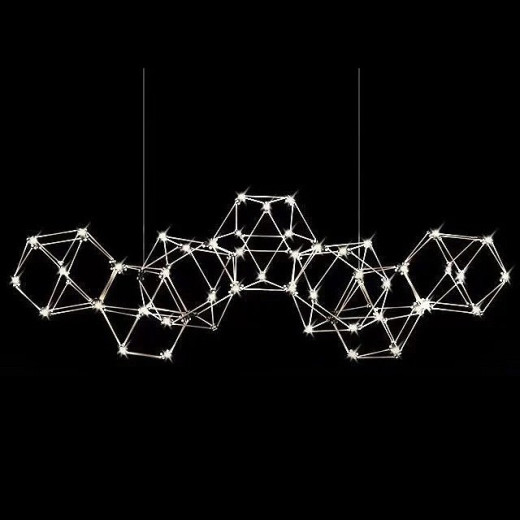 Подвесная люстра O-LUCE Bjork в линию без вставок 10964-2