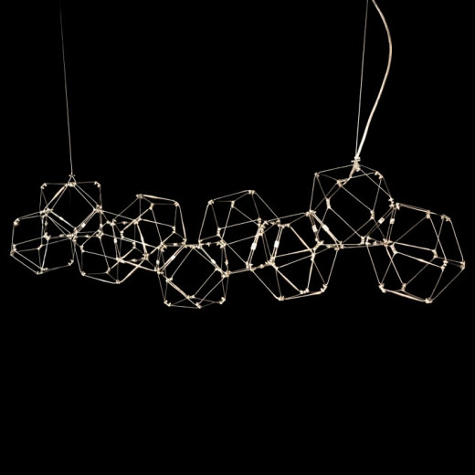 Подвесная люстра O-LUCE Bjork в линию без вставок 10964-3