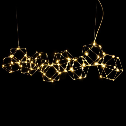 Подвесная люстра O-LUCE Bjork в линию без вставок 10964-5