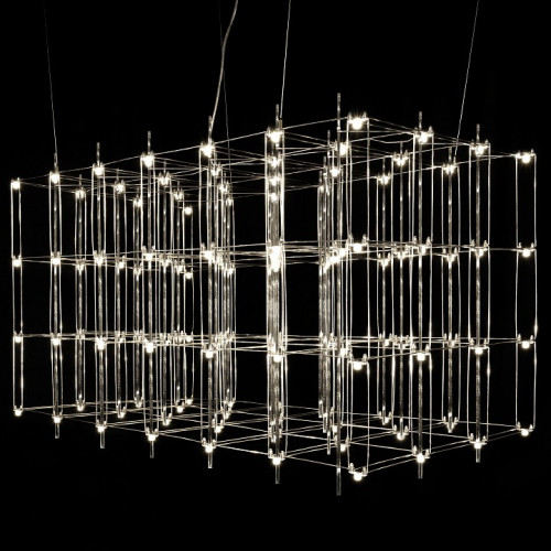 Подвесная люстра O-LUCE Cosmic Glass ячейка 20*20 см 11787611-2