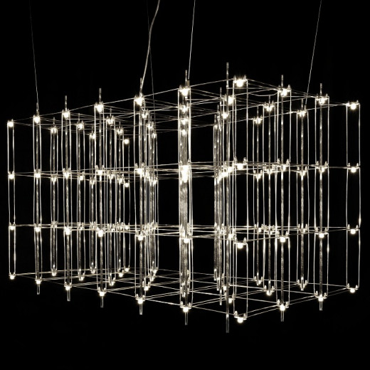 Подвесная люстра O-LUCE Cosmic Glass ячейка 20*20 см 11787611-2