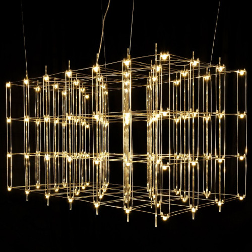 Подвесная люстра O-LUCE Cosmic Glass ячейка 20*20 см 11787611-6