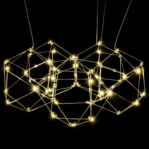 Подвесная люстра O-LUCE Bjork круглая без вставок 11810-3