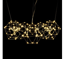 Подвесная люстра O-LUCE Bjork круглая без вставок 11810-4