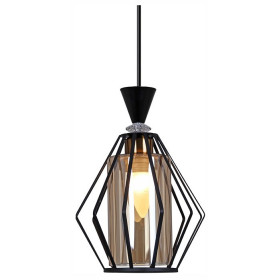 Подвесной светильник 00305-0.9-01 BK+WH