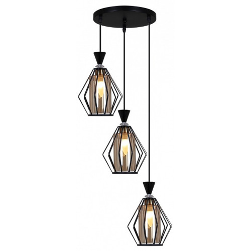 Подвесной светильник 00305-0.9-03 BK+WH