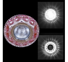 Встраиваемый светильник  00757-9.0-001CN MR16+LED3W CL+PK