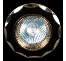 Встраиваемый светильник  01001-9.0-001AK MR16 BK+GD