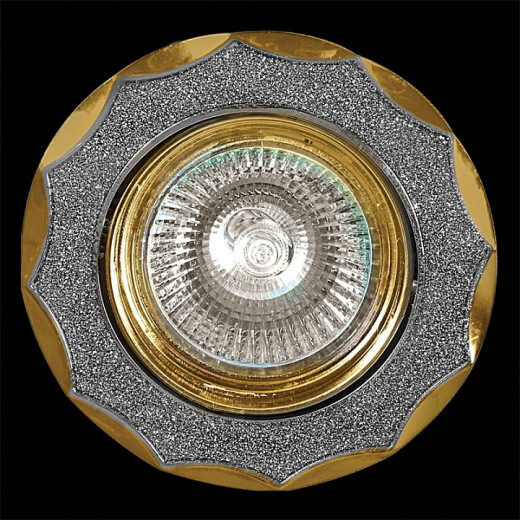 Встраиваемый светильник  01001-9.0-001AK MR16 SS+GD