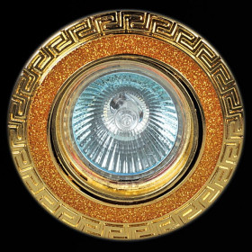 Встраиваемый светильник  01021-9.0-001AK MR16 SG+GD