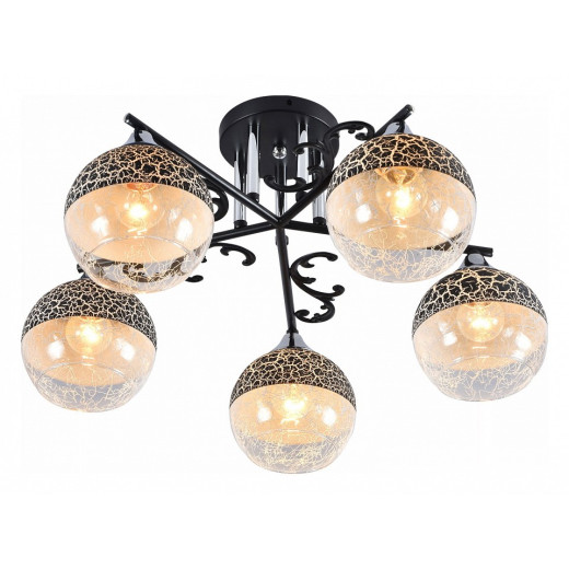 Потолочная люстра 01277-0.3-05B BK+CR