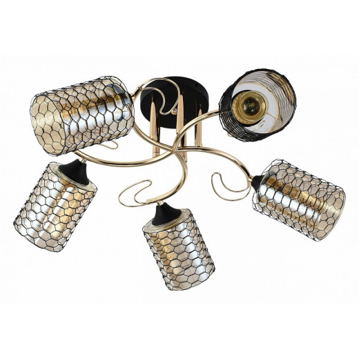 Потолочная люстра 01309-0.3-05 BK+FGD