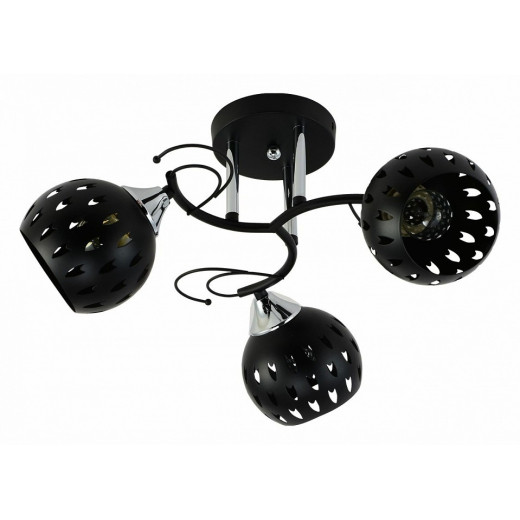 Потолочная люстра 01314-0.3-03 BK+CR