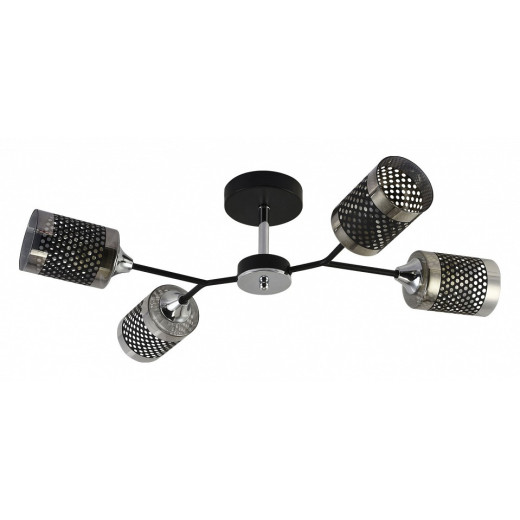 Люстра на штанге 01405-3.3-04B BK+CR