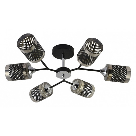 Люстра на штанге 01405-3.3-06B BK+CR