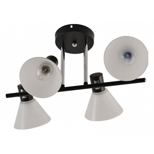 Люстра на штанге 01553-3.3-04B BK+CR