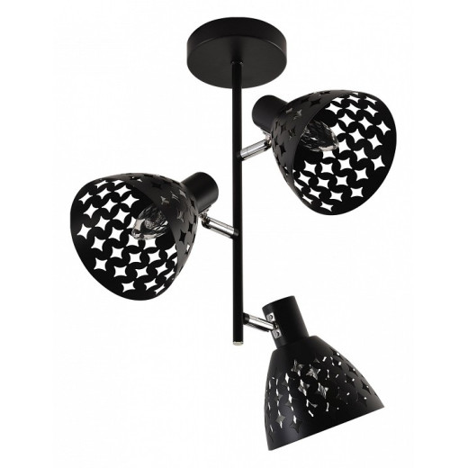 Люстра на штанге 01554-3.3-03B BK+CR