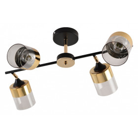 Люстра на штанге 01555-3.3-04B BK+FGD