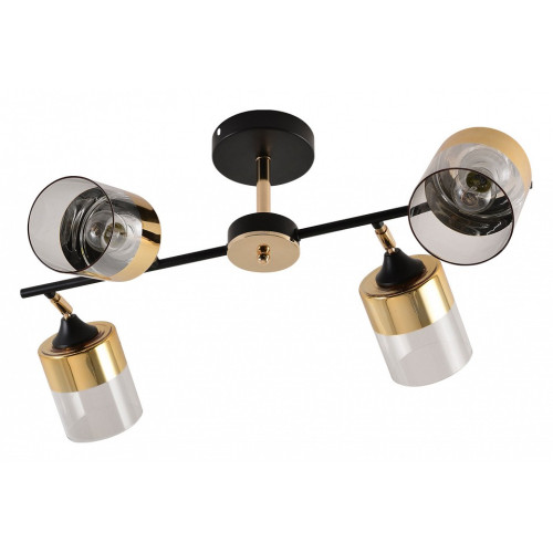 Люстра на штанге 01555-3.3-04B BK+FGD