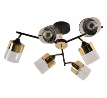 Люстра на штанге 01555-3.3-06B BK+FGD