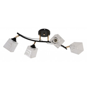 Люстра на штанге 01594-3.3-04B BK+FGD