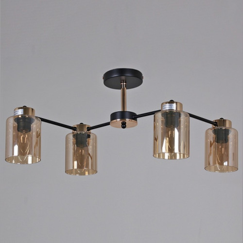 Люстра на штанге 01606-0.3-04 BK+FGD