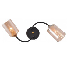 Накладной светильник 01608-0.3-02 BK+BRASS