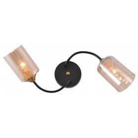 Накладной светильник 01608-0.3-02 BK+BRASS