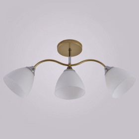 Люстра на штанге 01643-0.3-03 GOLD+CR
