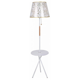 Стол журнальный с торшером 01721-2.6-01B WH