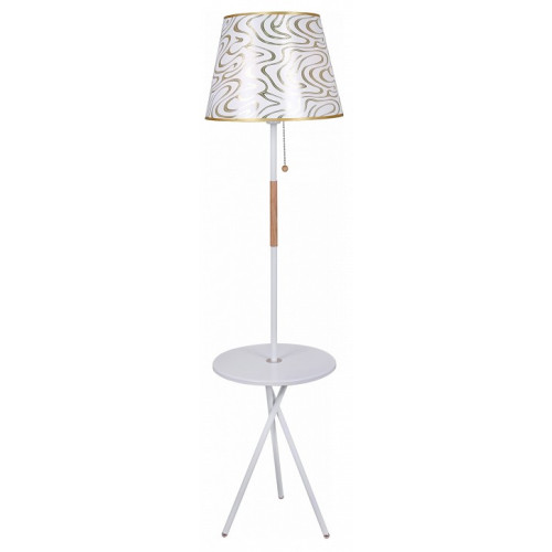 Стол журнальный с торшером 01721-2.6-01B WH