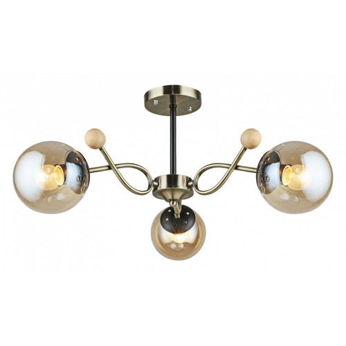 Люстра на штанге 02021-0.3-03 AB+BK