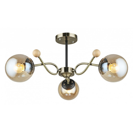 Люстра на штанге 02021-0.3-03 AB+BK