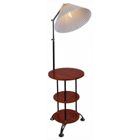 Стол журнальный с торшером 02226-0.6-01 BK