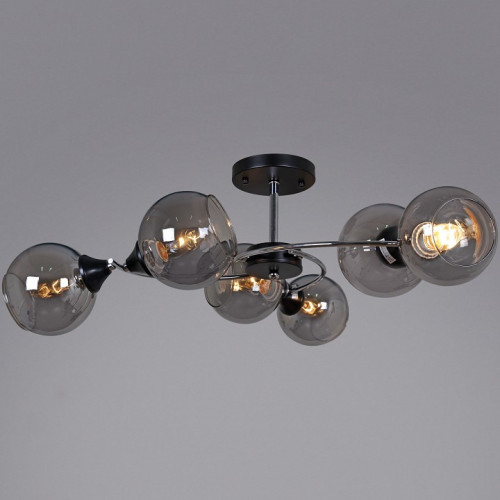 Люстра на штанге 02288-0.3-06 BK+CH