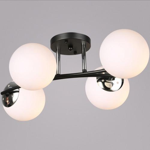 Потолочная люстра 02318-0.3-04 BK+CH