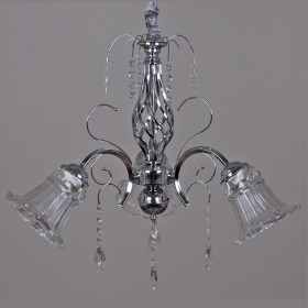 Подвесная люстра 02349-0.4-03 CR+CL