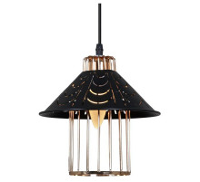 Подвесной светильник 02501-0.9-01 BK+GD