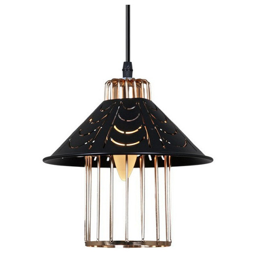 Подвесной светильник 02501-0.9-01 BK+GD