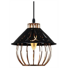 Подвесной светильник 02503-0.9-01 BK+GD