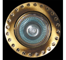 Встраиваемый светильник  03053-9.0-001AK MR16 SG+GD