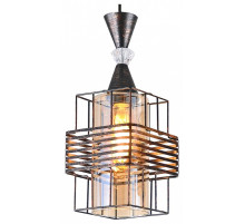 Подвесной светильник 03128-0.9-01 BK+PATINA GOLD