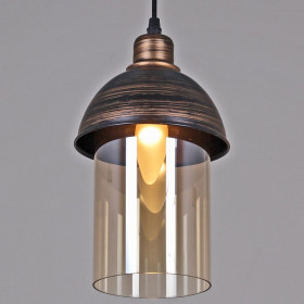 Подвесной светильник 03356-0.4-01 BK+GD