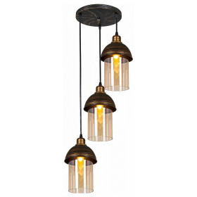 Подвесной светильник 03356-0.4-03 BK+GD