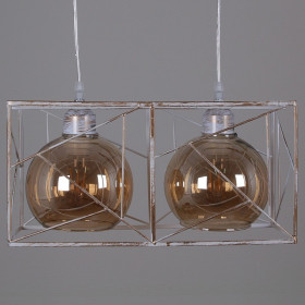 Подвесной светильник 03462-0.4-02 WH+GD