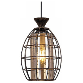 Подвесной светильник 03525-0.4-01 BK+GD